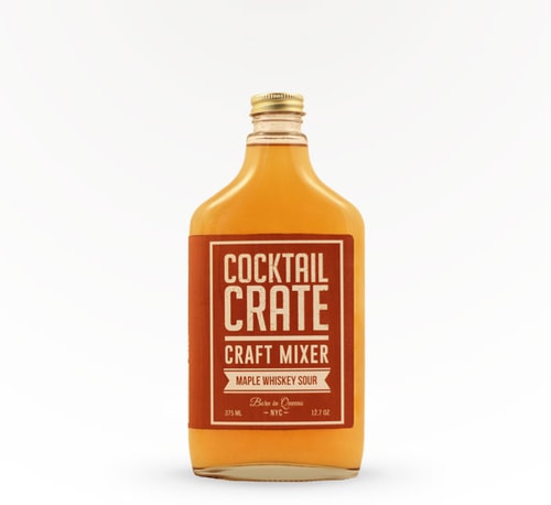 Cocktail Crate Maple Whiskey Sour Mix 375ml Bottle