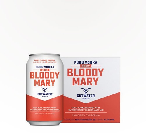 Cutwater Cocktails Spicy Bloody Mary 4 Pack 16oz