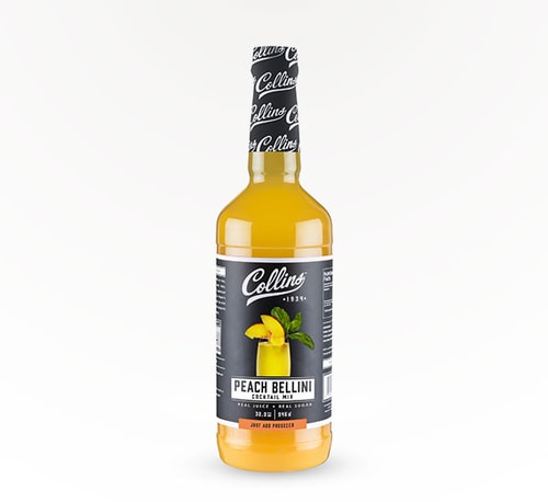 Collins Peach Bellini Mix 32oz (Bottle)