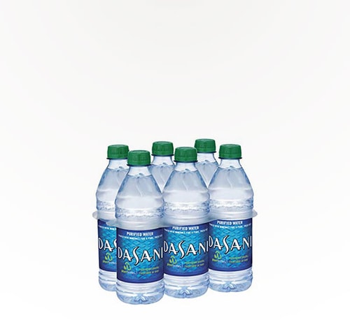 Dasani Purified Water 6 Bottles (16.9oz)