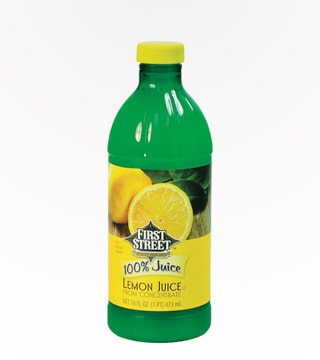 First Street Lemon Juice 100 Percent Lemon Juice 16oz (Can)