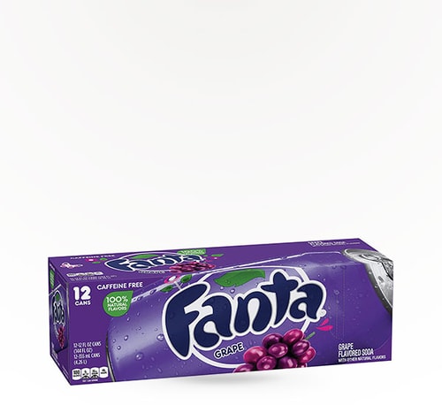 Fanta Grape Soda 12 Cans (12oz)
