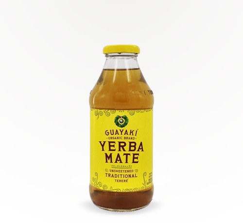 Guayaki Yerba Mate Traditional Unsweetened 16 oz bottle