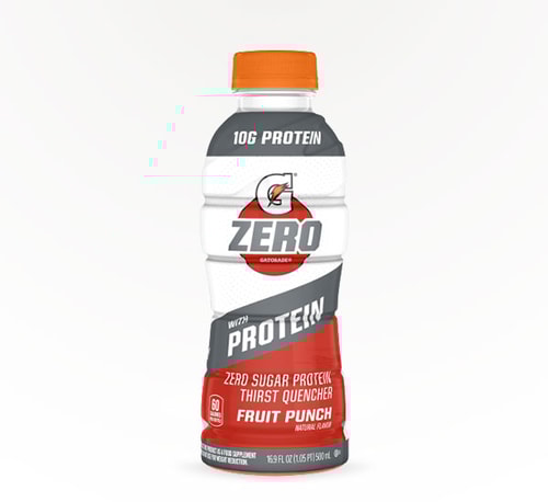 Gatorade Zero Fruit Punch Protein Shake 16.9 oz bottle