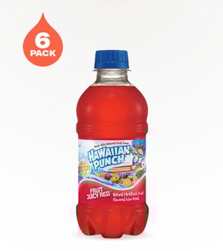 Hawaiian Punch Fruit Juicy Red 6 Bottles (12oz)