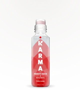 Karma Probiotic Water Berry Cherry 18 oz bottle