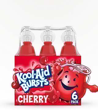 Kool-Aid Bursts Cherry 6 Bottles 6.75 oz