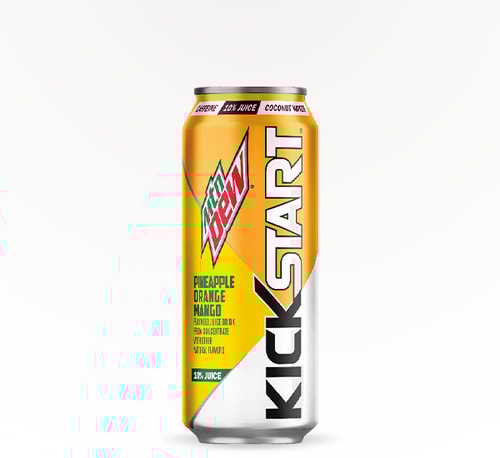 Mountain Dew Kickstart Pineapple Orange Mango 12 Cans