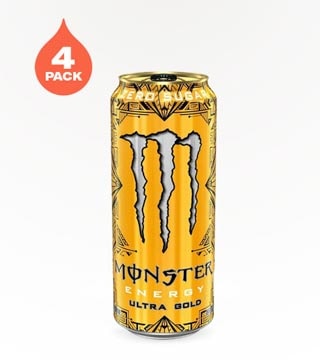 Monster Energy Ultra Gold 4 Pack 16oz