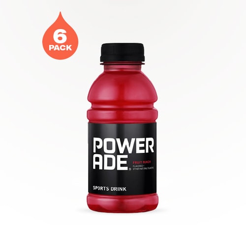 Powerade Fruit Punch 6 Bottles 12oz