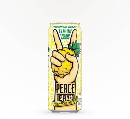 Peace Tea Pineapple Groove Zer-OH 23oz (Bottle)