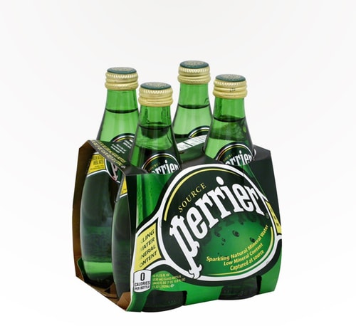 Perrier Sparkling Water 4 bottles 11.15 oz