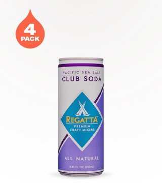 Regatta Club Soda 4 cans 8 oz