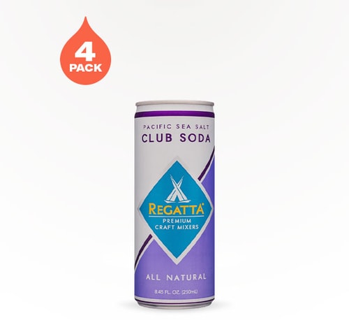 Regatta Club Soda 4 cans 8 oz