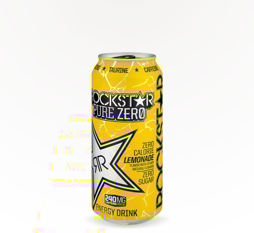 Rockstar Pure Zero Lemonade 16 oz