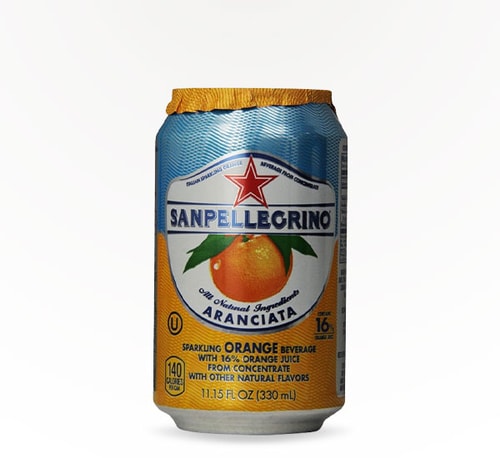 San Pellegrino Aranciata Orange 11.15 oz can