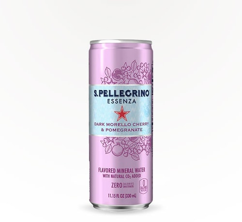 San Pellegrino Essenza Dark Morello Cherry and Pomegranate 11.15 oz can