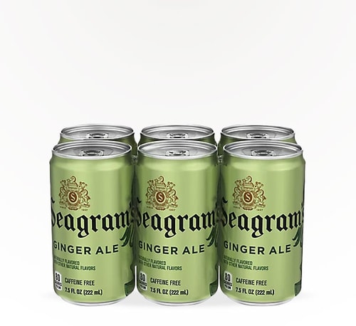 Seagram's Ginger Ale 6 cans 7.5 oz