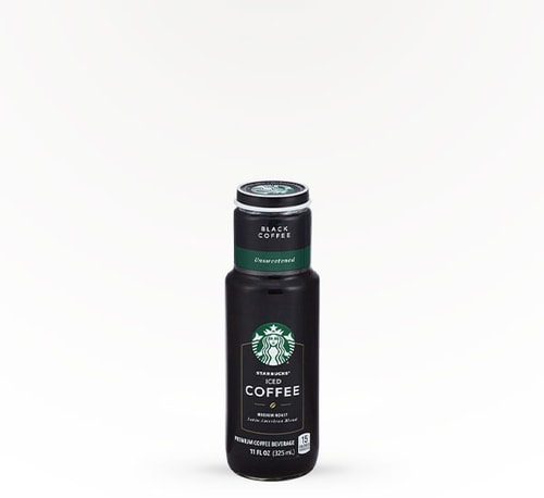 Starbucks Iced Coffee Unsweetened Medium Roast 11 oz bottle