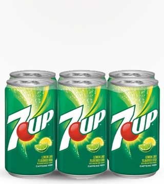 7UP Lemon Lime Soda 6 cans 8 oz