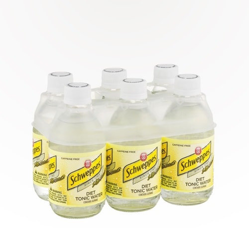 Schweppes Diet Tonic Water 6 Bottles (12oz)