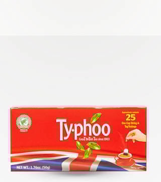 Ty-Phoo English Blend Teabags Coffee and Tea 25 Pack 12oz