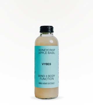 VYBES Mind+Body Function Hemp CBD Honey Crisp Apple Basil 25 mg 14 oz bottle