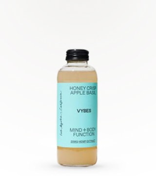 VYBES Mind+Body Function Hemp CBD Honey Crisp Apple Basil 25 mg 14 oz Bottle