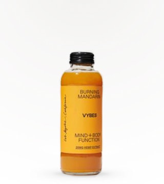 VYBES Mind+Body Function Hemp CBD Burning Mandarin 25 mg 14 oz Bottle