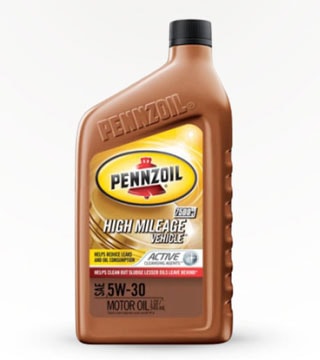 Pennzoil High Milage Vehicle SAE 5W-30 Motor Oil 32oz (Bottle)