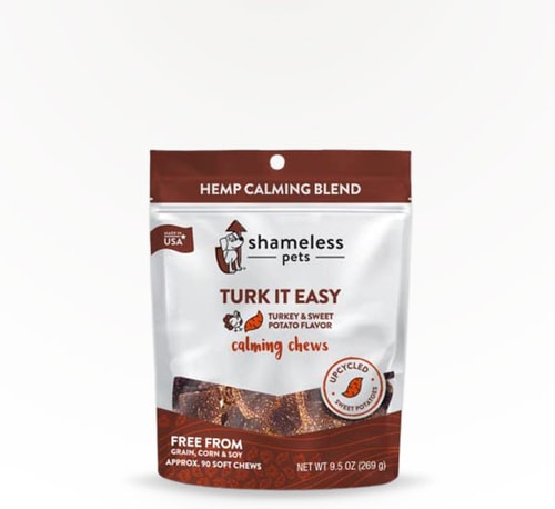 Shameless Pets Turk It Easy Calming Chews 9.5 oz