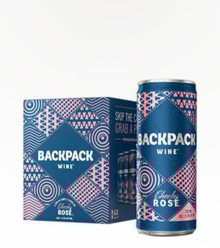 Backpack Wine Cheeky Rose 4 Cans