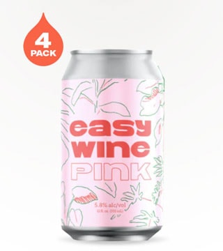 Shacksbury Cider Easy Wine Pink Rosé 4 Cans 12 oz