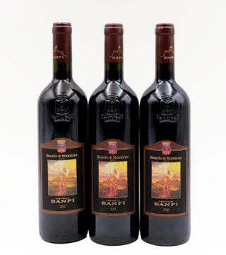 Banfi Brunello Di Montalcino Gift Set with 2010, 2015, 2016 3 Bottles 750 ml