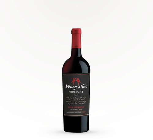 Ménage à Trois Midnight Dark Red Blend 750ml Bottle