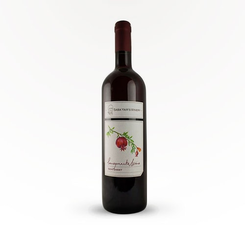 Saba Yair's Winery Pomegranate Semi Sweet 750ml Bottle