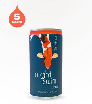 Tozai Night Swim Sake 5 Cans 180 ml