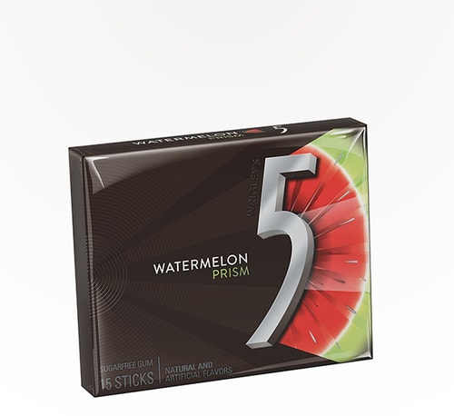 5 Gum Watermelon Prism Gum 15 pieces