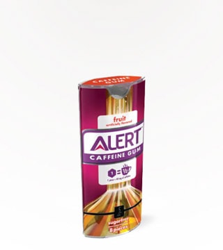 Alert Fruit Caffeine Gum 8 pieces
