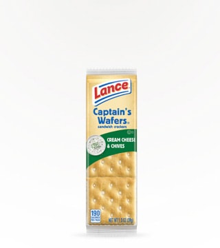 Captain's Wafers Cream Cheese and Chives 1.3 oz
