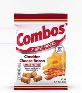 Combos Cheddar Cheese Bacon Baked Pretzel 6.3 oz