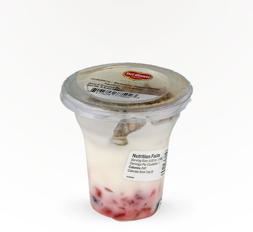 Del Monte Strawberry and Blueberry Vanilla Yogurt Parfait 7 oz