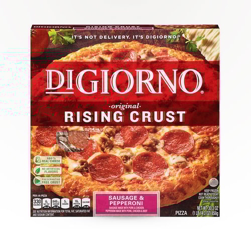DiGiorno Rising Crust Pizza Sausage and Pepperoni 30.3 oz
