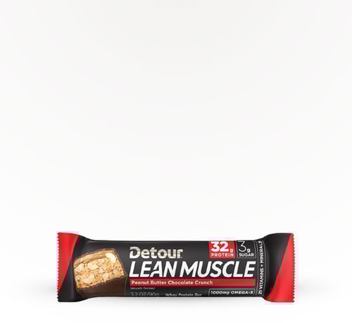Detour Lean Muscle Peanut Butter Chocolate Crunch Protein Bar 3.2 oz