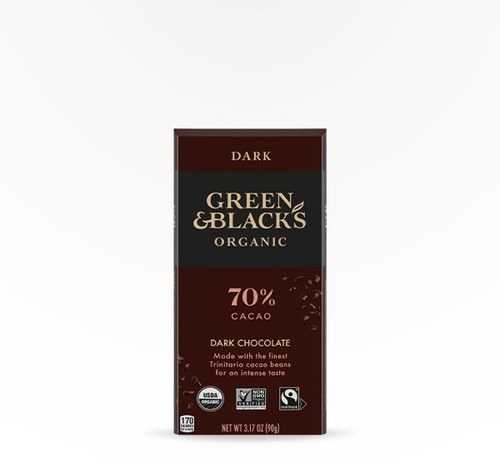 Green and Black's Organic 70 Percent Dark Chocolate 3.17 oz