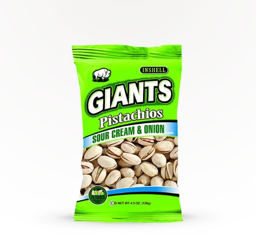 Giants Sour Cream and Onion Pistachios 4.5 oz
