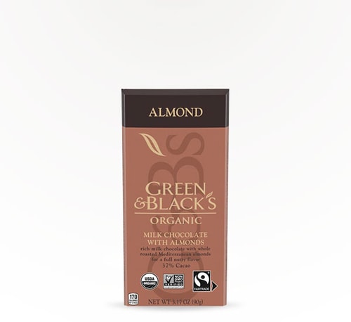 Green and Black's Organic Milk Chocolate with Almonds 3.17 oz