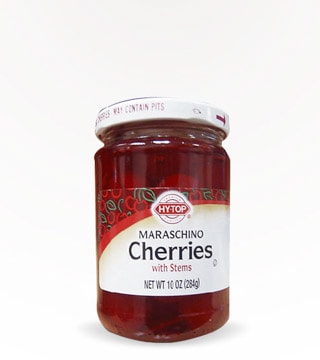 Hytop Red Maraschino Cherries with Stems 10 oz