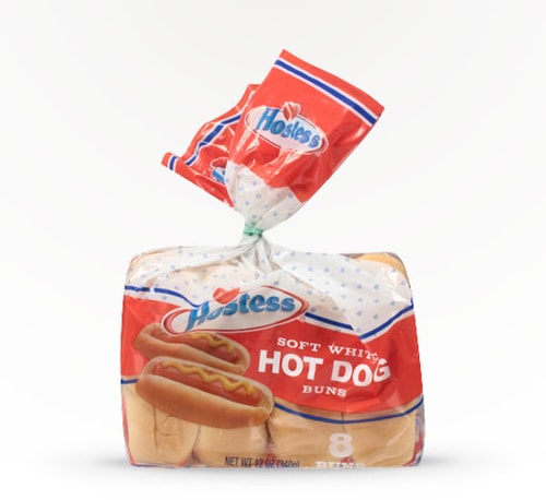 Hostess Soft White Hot Dog Buns 8 Pack