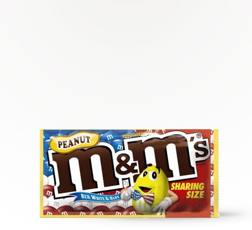 M and M's Peanut Red, White, and Blue Mix 3.27 oz